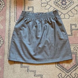 JCrew mini skirt, gray, size 2